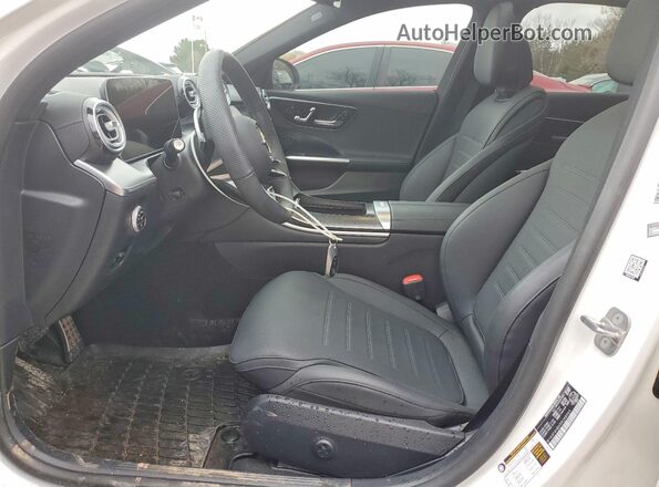 W1KAF4HBXSR248969 2025 MERCEDES-BENZ C White Vista interior delantera