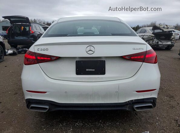 W1KAF4HBXSR248969 2025 MERCEDES-BENZ C White Vista trasera