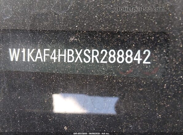 W1KAF4HBXSR288842 2025 MERCEDES-BENZ C-CLASS Black 