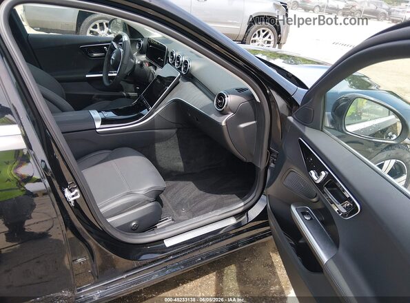 W1KAF4HBXTR323302 2026 MERCEDES-BENZ C-CLASS Black Սալոնի դիմացի տեսք