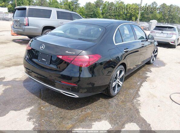 W1KAF4HBXTR323302 2026 MERCEDES-BENZ C-CLASS Black Հետևի աջ