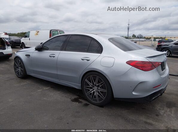 W1KAF8AB3RR219261 2024 MERCEDES-BENZ AMG C 63 Серебряный Задняя левая четверть