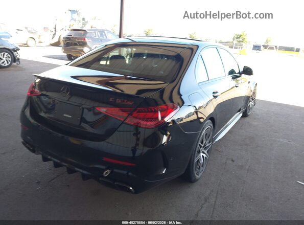 W1KAF8AB5TR309695 2026 MERCEDES-BENZ AMG C 63 Черный Задняя правая четверть