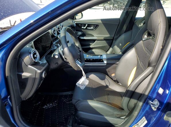 W1KAF8AB6RR237074 2024 MERCEDES-BENZ C Blue Widok wnętrza z przodu
