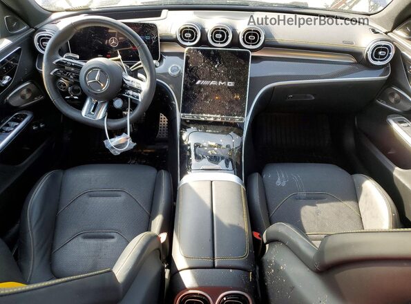 W1KAF8AB6RR237074 2024 MERCEDES-BENZ C Blue Widok deski rozdzielczej