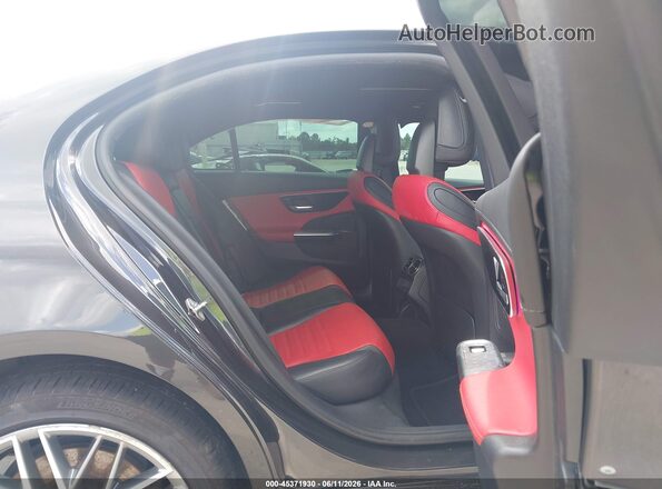 W1KAF8HB3PR078856 2023 MERCEDES-BENZ AMG C 43 Black Вид наклейки з VIN-кодом