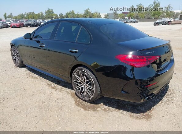 W1KAF8HB4RR203334 2024 MERCEDES-BENZ AMG C 43 Black Trasero izquierdo