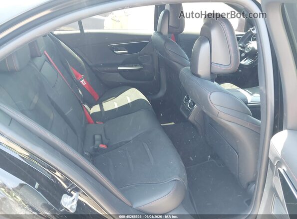 W1KAF8HB4RR203334 2024 MERCEDES-BENZ AMG C 43 Black Vista de la etiqueta del VIN