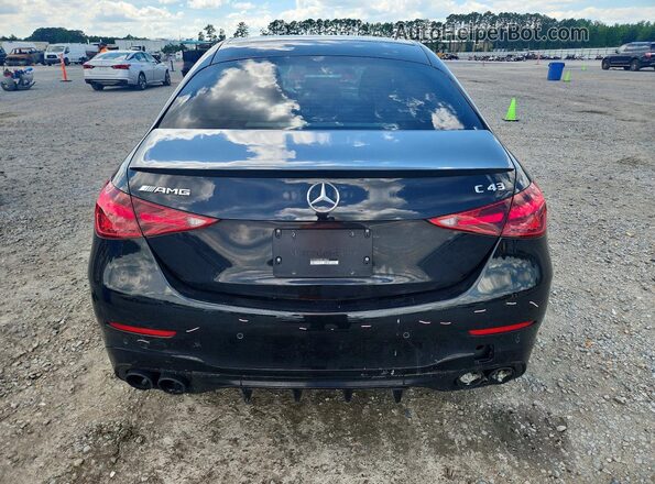 W1KAF8HB5PR148440 2023 MERCEDES-BENZ C Black Rear view