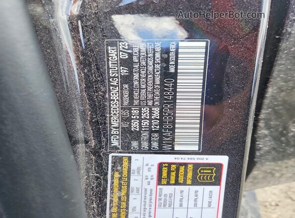W1KAF8HB5PR148440 2023 MERCEDES-BENZ C Black Engine compartment view