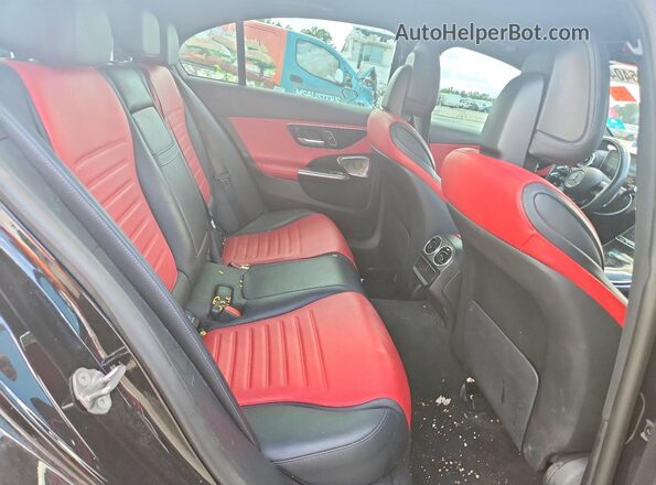 W1KAF8HB5PR148440 2023 MERCEDES-BENZ C Black Rear seats view