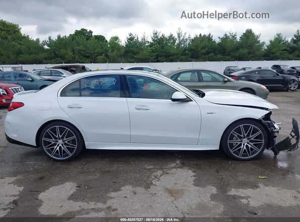 W1KAF8HB6PR148446 2023 MERCEDES-BENZ AMG C 43 White Սալոնի 360 աստիճան տեսք