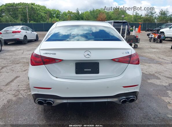 W1KAF8HB6PR148446 2023 MERCEDES-BENZ AMG C 43 White 