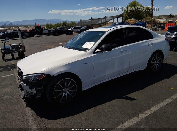 W1KAF8HB8RR184903 2024 MERCEDES-BENZ AMG C 43 White წინა მარცხენა ხედი სამი მეოთხედიდან