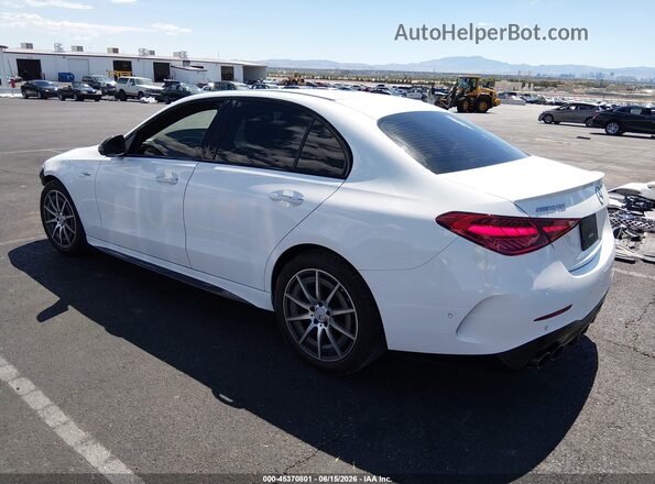 W1KAF8HB8RR184903 2024 MERCEDES-BENZ AMG C 43 White უკანა მარცხენა