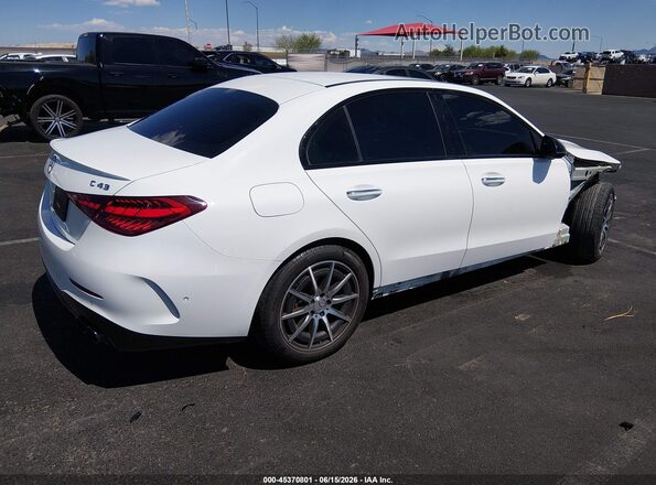 W1KAF8HB8RR184903 2024 MERCEDES-BENZ AMG C 43 White უკანა მარჯვენა