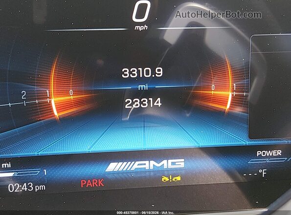 W1KAF8HB8RR184903 2024 MERCEDES-BENZ AMG C 43 White უკანა სავარძლების ხედი
