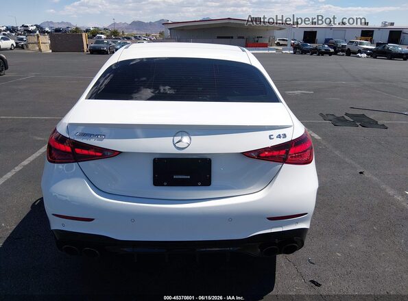 W1KAF8HB8RR184903 2024 MERCEDES-BENZ AMG C 43 White 