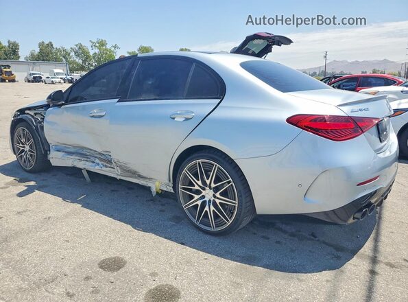 W1KAF8HB9SR252227 2025 MERCEDES-BENZ C Silver Rear left