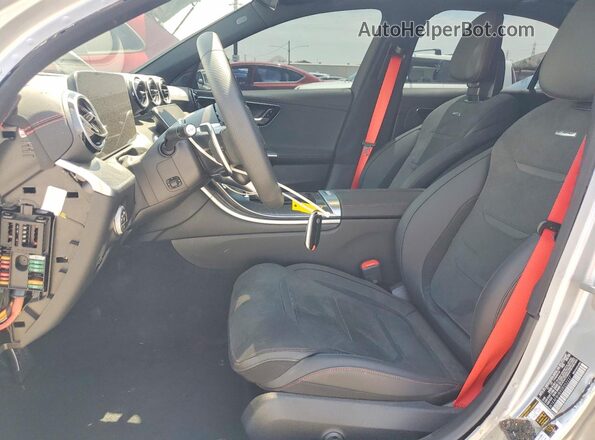 W1KAF8HB9SR252227 2025 MERCEDES-BENZ C Silver Front interior view