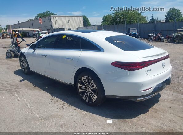 W1KCG2DB1NA003206 2022 MERCEDES-BENZ EQS 450+ White Rear left
