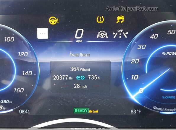 W1KCG2DB1PA025581 2023 MERCEDES-BENZ EQS 450+ Black Vista de los asientos traseros