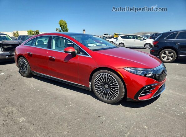 W1KCG2DB3NA014787 2022 MERCEDES-BENZ EQS Red წინა მარჯვენა