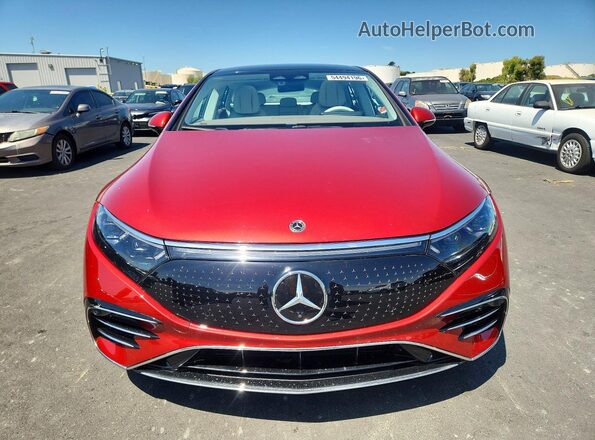 W1KCG2DB3NA014787 2022 MERCEDES-BENZ EQS Red წინა ხედი