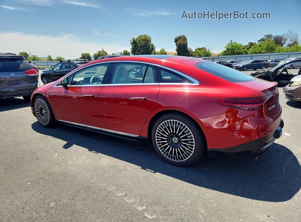W1KCG2DB3NA014787 2022 MERCEDES-BENZ EQS Red უკანა მარცხენა