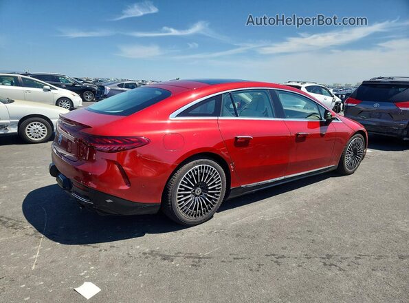 W1KCG2DB3NA014787 2022 MERCEDES-BENZ EQS Red უკანა მარჯვენა