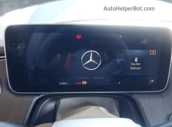 W1KCG2DB5NA007825 2022 MERCEDES-BENZ EQS Black ხელსაწყოთა პანელის ხედი