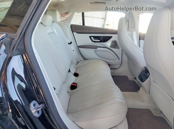 W1KCG2DB5NA007825 2022 MERCEDES-BENZ EQS Black უკანა სავარძლების ხედი