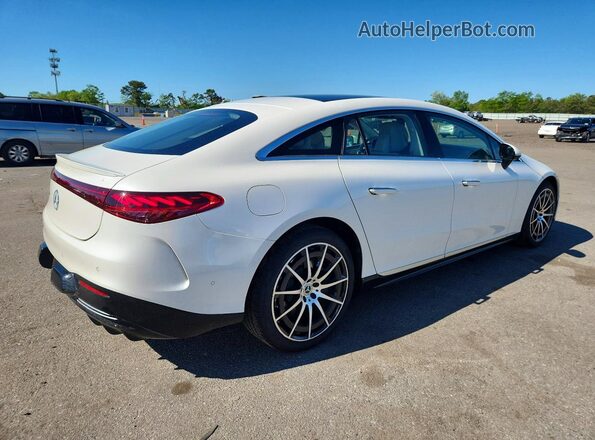 W1KCG2DB6NA012841 2022 MERCEDES-BENZ EQS Белый Задняя правая четверть
