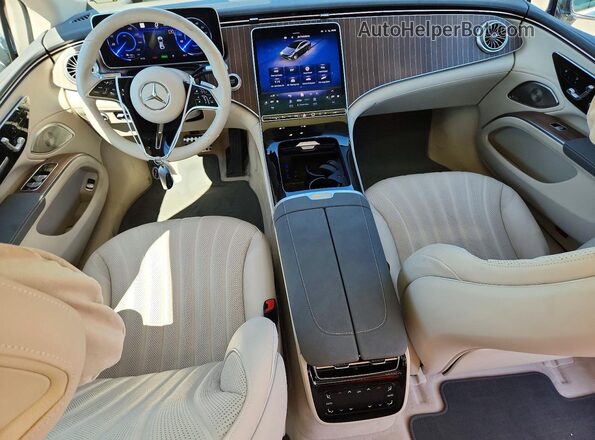 W1KCG2DB6NA012841 2022 MERCEDES-BENZ EQS Белый Вид панели приборов