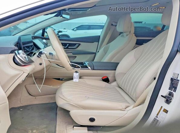 W1KCG2DB7NA005803 2022 MERCEDES-BENZ EQS White Vista interior delantera