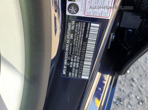 W1KCG2EB1RA048635 2024 MERCEDES-BENZ EQS Blue ძრავის განყოფილების ხედი