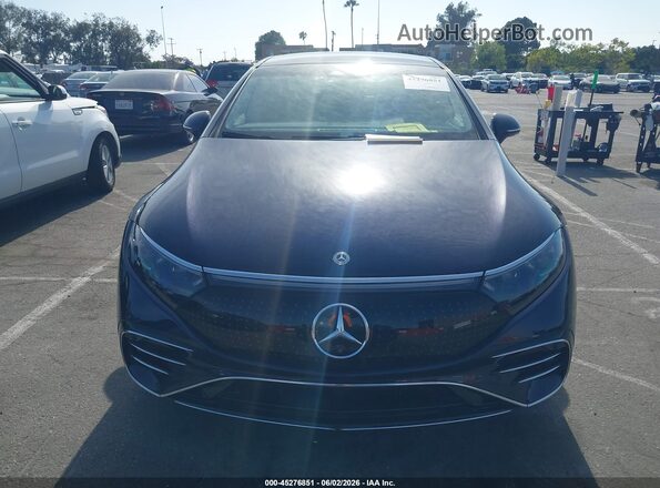 W1KCG4EB1PA028006 2023 MERCEDES-BENZ EQS 580 Dark Blue ხელსაწყოთა პანელის ხედი