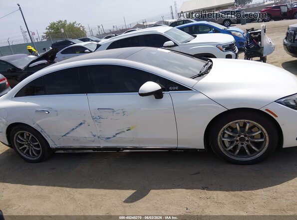 W1KEG2BB5PF019555 2023 MERCEDES-BENZ EQE 350 White Widok wnętrza z tyłu