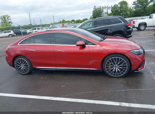 W1KEG5DBXPF015077 2023 MERCEDES-BENZ AMG EQE Red უკანა სალონის ხედი