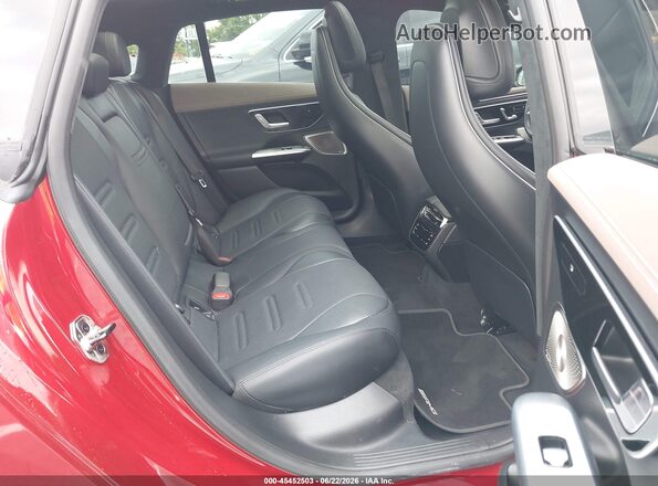 W1KEG5DBXPF015077 2023 MERCEDES-BENZ AMG EQE Red VIN კოდის სტიკერის ხედი