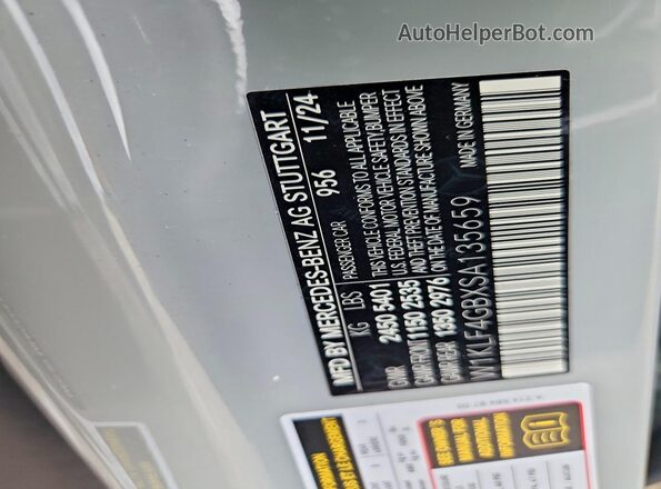 W1KLF4GBXSA135659 2025 MERCEDES-BENZ E Gray ძრავის განყოფილების ხედი