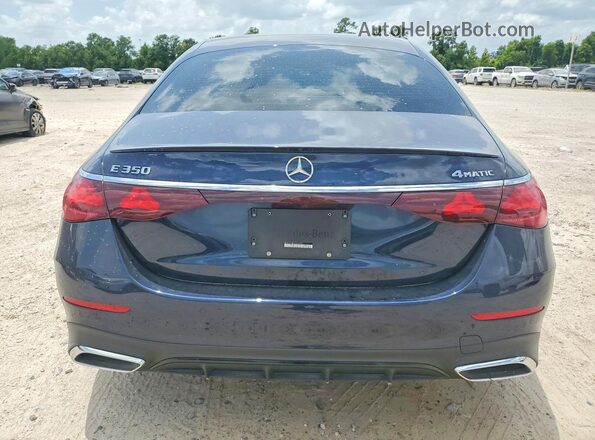 W1KLF4HB0RA020397 2024 MERCEDES-BENZ E Blue Widok z tyłu