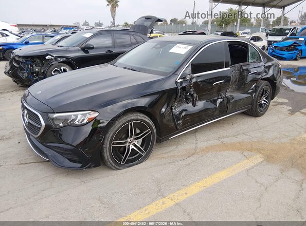 W1KLF4HBXRA047283 2024 MERCEDES-BENZ E-CLASS Black Առջևի ձախ երեք քառորդ տեսարան
