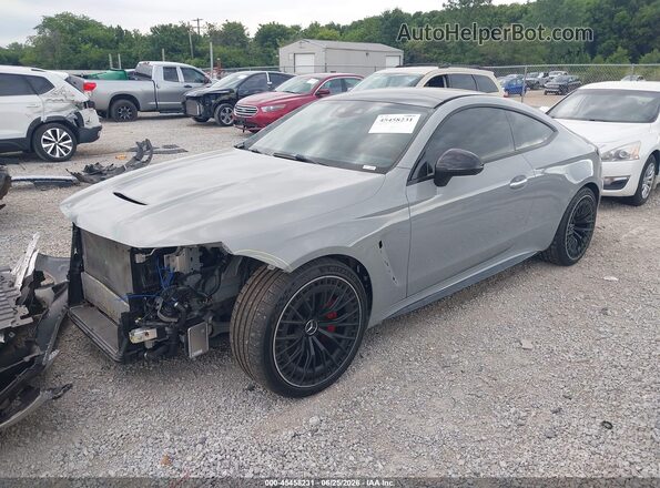 W1KMJ6CB5RF029332 2024 MERCEDES-BENZ AMG CLE 53 Gray Առջևի ձախ երեք քառորդ տեսարան