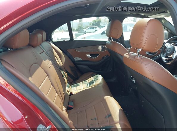 W1KWF8DB0MR620843 2021 MERCEDES-BENZ C-CLASS Red Вид наклейки з VIN-кодом