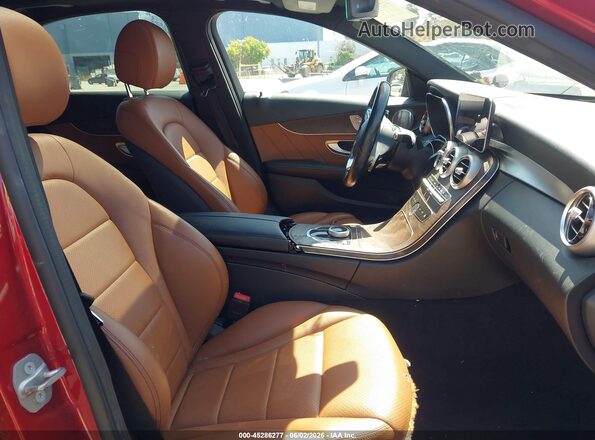 W1KWF8DB0MR620843 2021 MERCEDES-BENZ C-CLASS Red Вид салону спереду