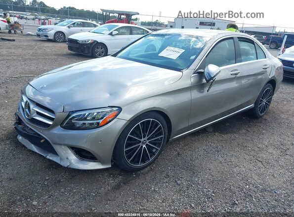 W1KWF8DB1LR574986 2020 MERCEDES-BENZ C-CLASS Silver Vista tres cuartos delantera izquierda