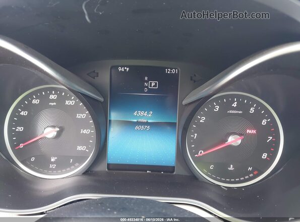 W1KWF8DB1LR574986 2020 MERCEDES-BENZ C-CLASS Silver Vista de los asientos traseros