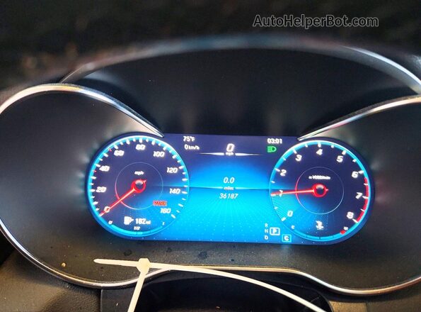 W1KWF8DB1MR638557 2021 MERCEDES-BENZ C Black ხელსაწყოთა პანელის ხედი