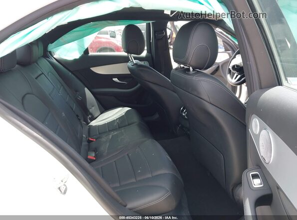 W1KWF8DB1MR640230 2021 MERCEDES-BENZ C-CLASS White VIN კოდის სტიკერის ხედი